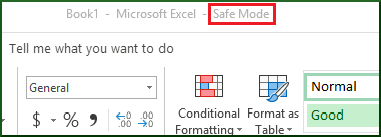 Excel mantiene Estrellarse 9