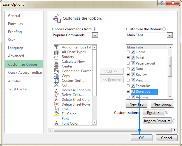 Cómo insertar una casilla de verificación en Excel
