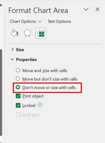 Fixed Objects Will Move Excel Error