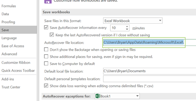  Recuperar archivo de Excel eliminado no en la papelera de reciclaje 4