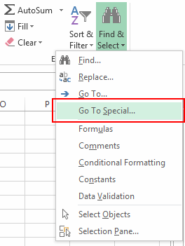 borrar blank filas en Excel 2