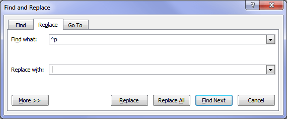Excel Encontrar y Reemplazar No Trabajando 5