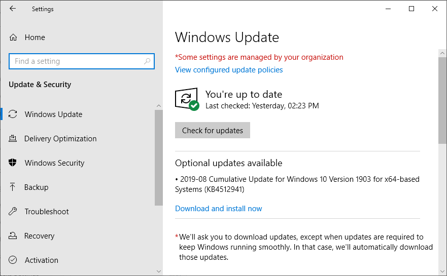 Actualizar el sistema operativo Windows 2