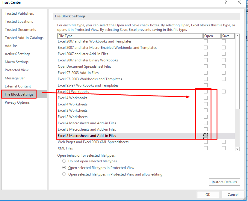 archivo no se pudo abrir en la vista protegida 13