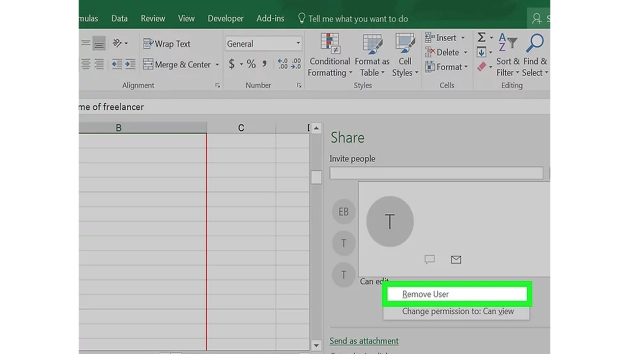 Unshare Libro de trabajo grayed out En Excel 8