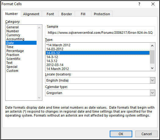Excel Not Ahorro Problema de formato