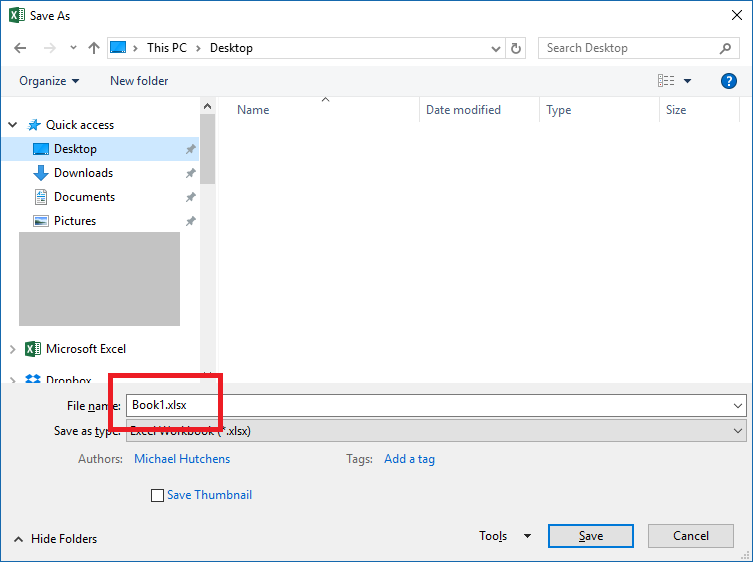 Excel Not Ahorro Problema de formato