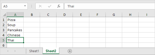 Crear lista desplegable En Excel 12