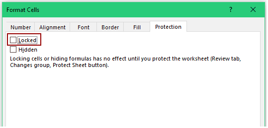 bloquear celdas en Excel 5