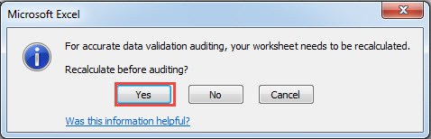 error de validación de datos de Excel 11