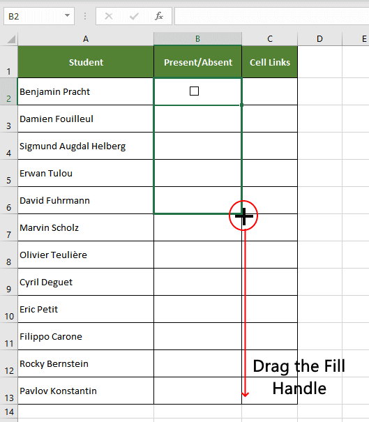 insertar checkbox en excel 2016