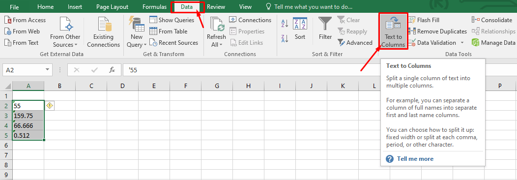 fórmula de suma de Excel que no funciona devuelve 0