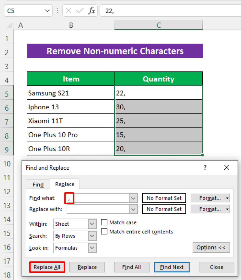 Excel que no reconoce números en celdas