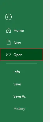 eliminar el triángulo verde en Excel