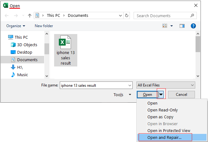 eliminar el triángulo verde en Excel