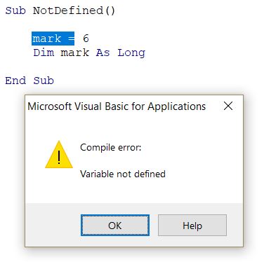 Variable no definida