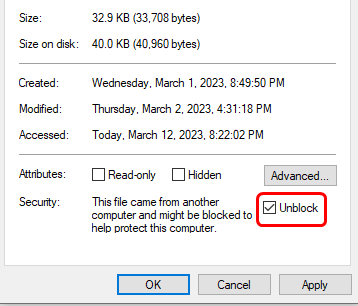 Access Denied Contact Your Administrator en Excel