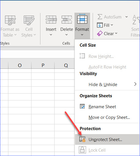 eliminar la opción de solo lectura de Excel