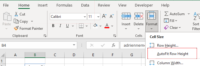 filas de Microsoft Excel no se muestran