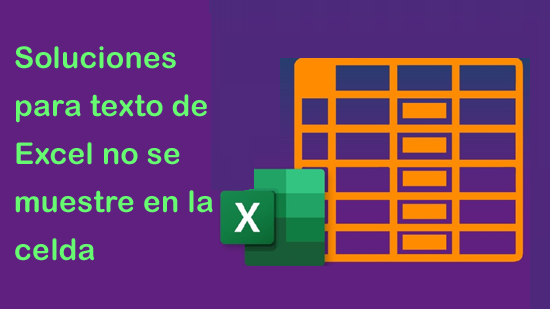 soluciones para texto de Excel no se muestre en la celda siguiente problema!